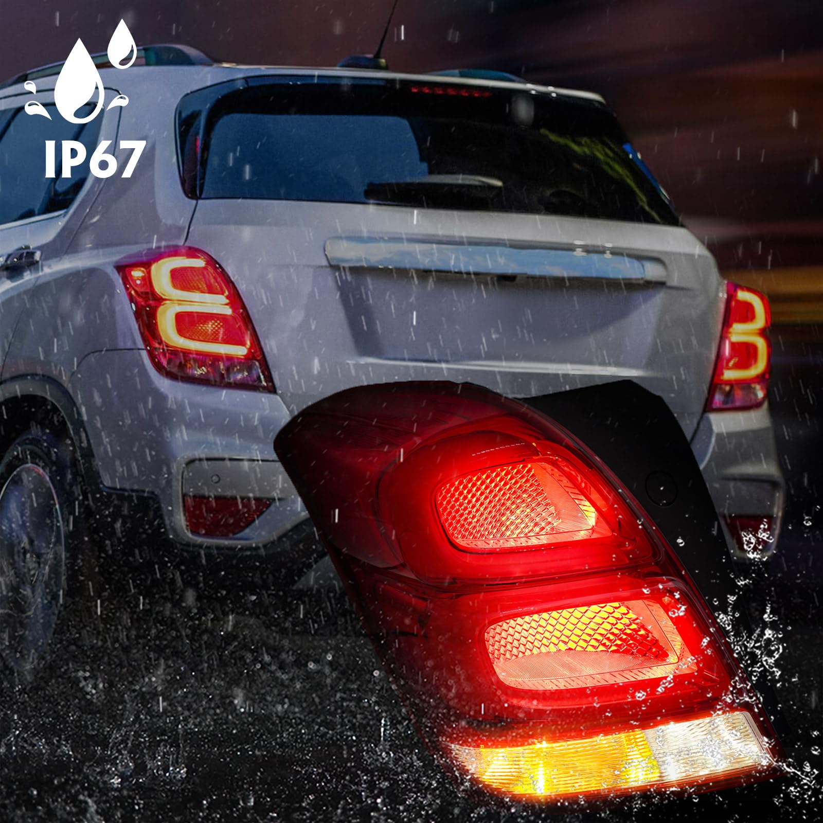 Amazon.com: VLINCAR Tail Light Compatible with Chevy Trax 2017