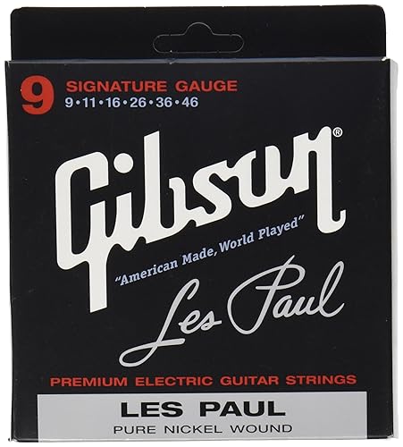 Les Paul Premium Electric Guitar Strings, Signature Gauge 9-46