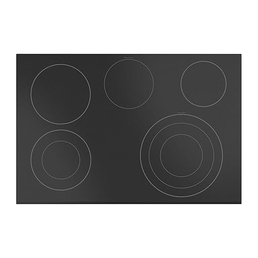 GE WB62X31946 Range Main Top, Glass Cooktop, Black