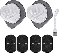 Vista 8 de Filtro de peso pluma compatible con Bissell Featherweight Stick Aspiradora ligera sin bolsa 2033 20331 20333 20334 20336 20339 2033M, 6 filtros