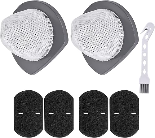 Filtro de repuesto compatible con Bissell Featherweight Stick 20331 20333 20334 20336 20339 20339 2033M, 2 filtros de malla, 4 filtros de espuma,