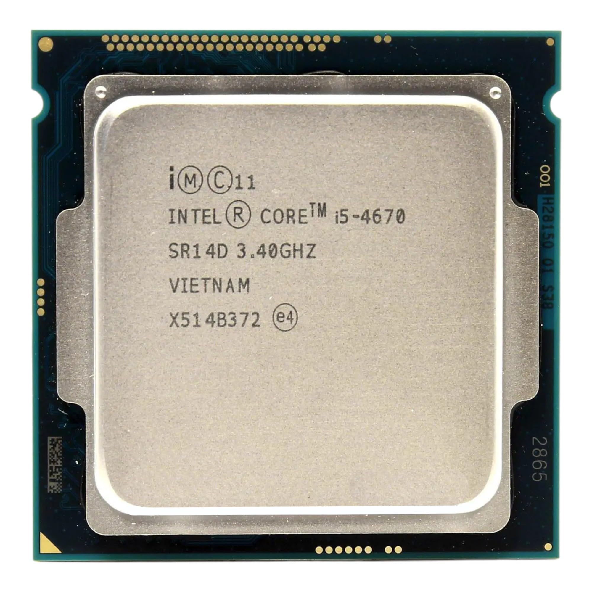 Intel Core i5-4670 3.40 GHz Quad-Core Quad-Thread 6 MB Cache 84 W 