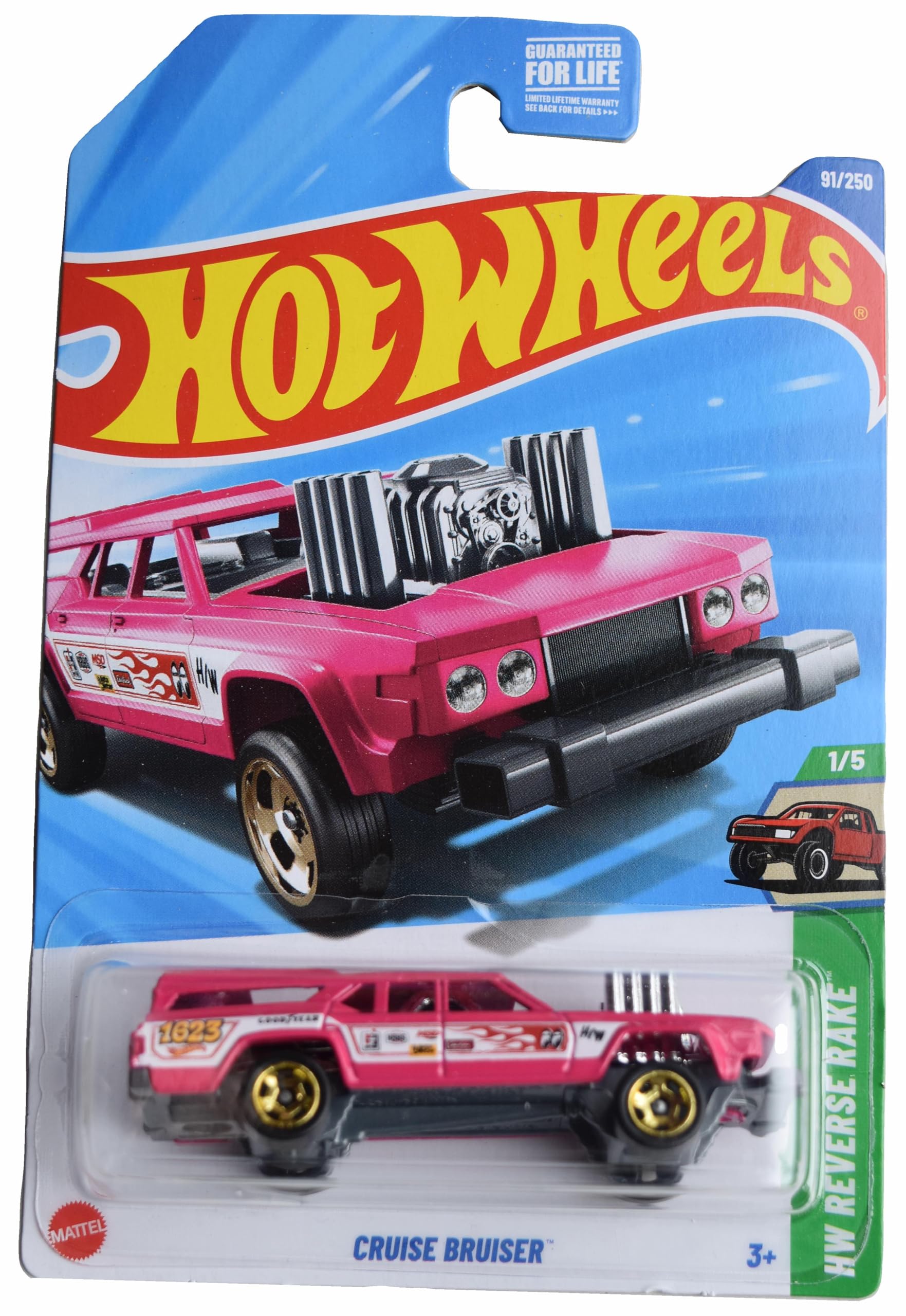 HOT WHEELS クライスラー　クルーザー Amazon.com: Hot Wheels Cruise Bruiser, HW Reverse Rake 1/5