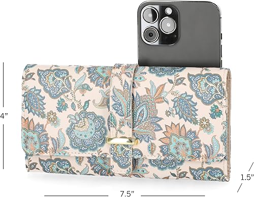 Miniatura 2 de Mundi - Cartera File Master con bloqueo RFID para mujer, con bolsillo para cambio