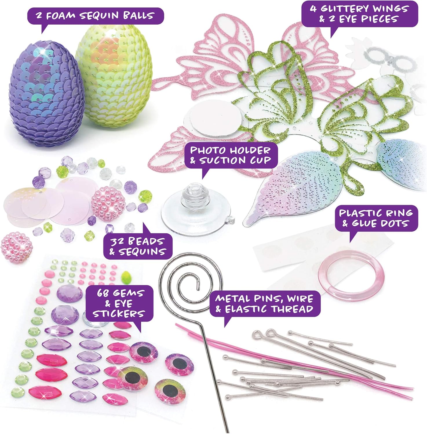 NEBULOUS STARS DIY Arts and Crafts for Kids with Dreamcatcher Kit, Origami Lanterns, Window Charms and Fantasy Critter Kit : Arts, Crafts & Sewing