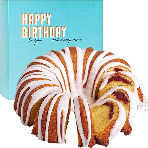 Mo's Bundt Cakes - Pastel de feliz cumpleaños, pastel de guayaba fresco entregado a tu puerta - Regalo de cumpleaños para hombres, mujeres, papá,