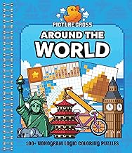 Picture Cross Around the World: 100+ Nonogram Logic Coloring Puzzles
