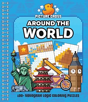 Picture Cross Around the World 100+ Nonogram Logic Coloring Puzzles