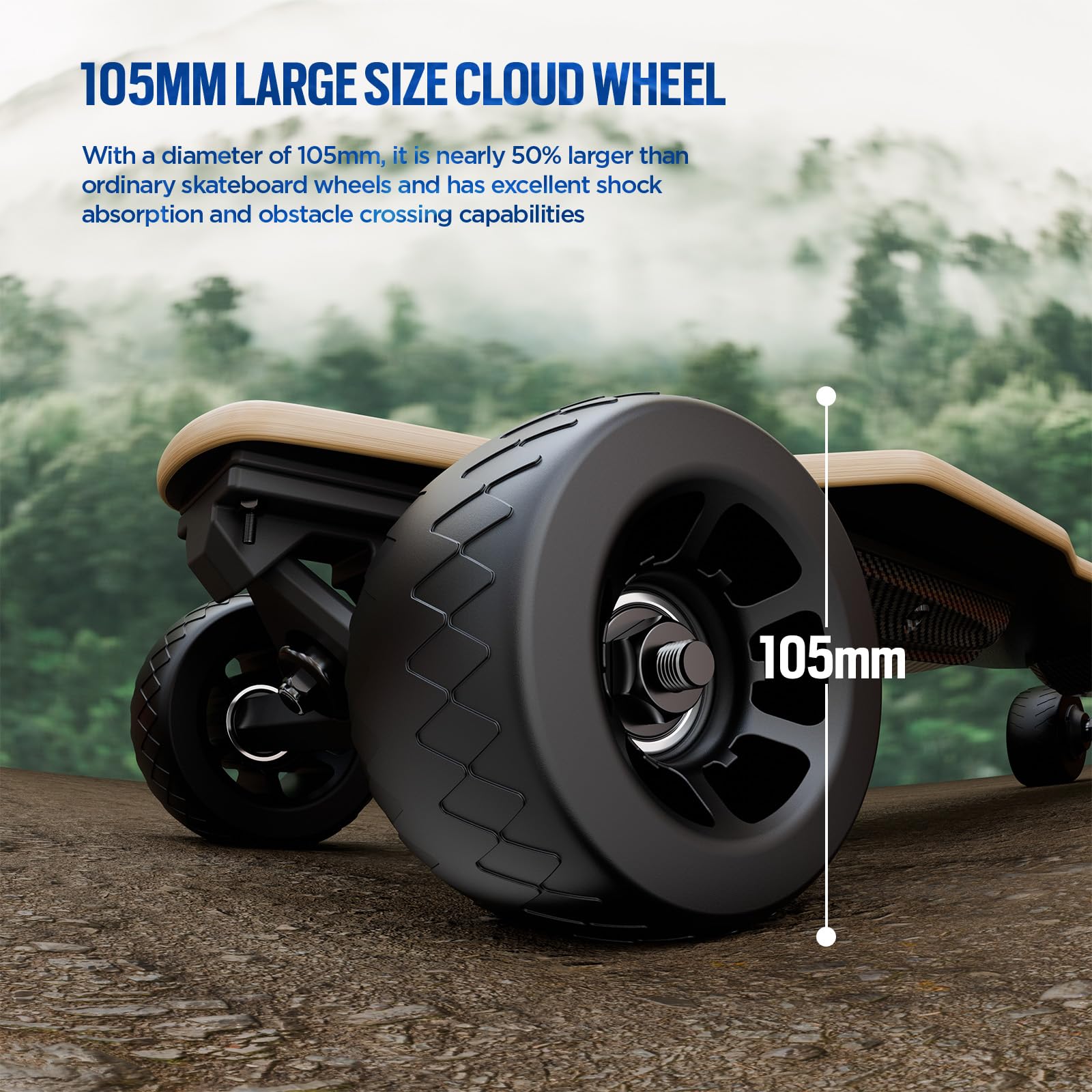 S3 deskorolka elektryczna dla dorosłych i młodzieży, silnik 1100 W, maksymalna prędkość 45 km/h, pilot zdalnego sterowania z wyświetlaczem OLED