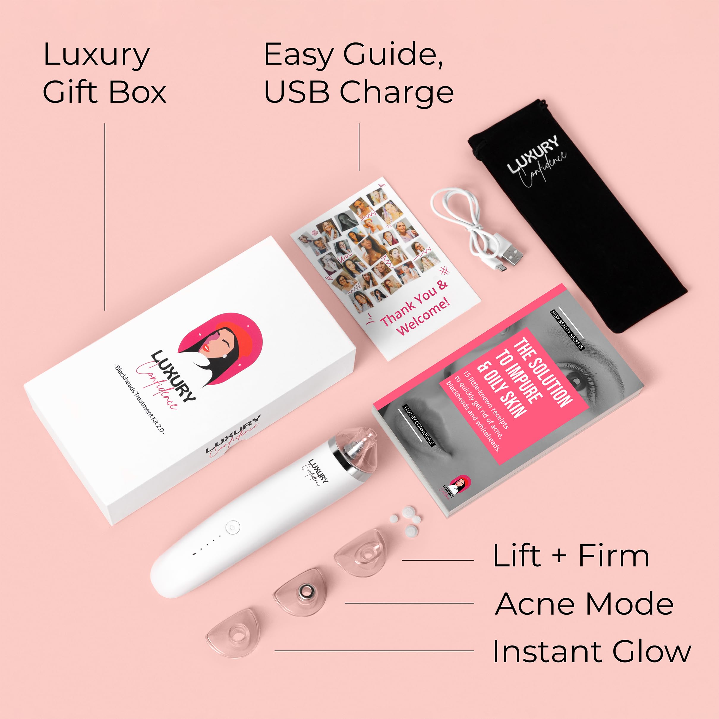 Luxury Confidence 2024 The Original - New 2.0 Blackhead Remover 