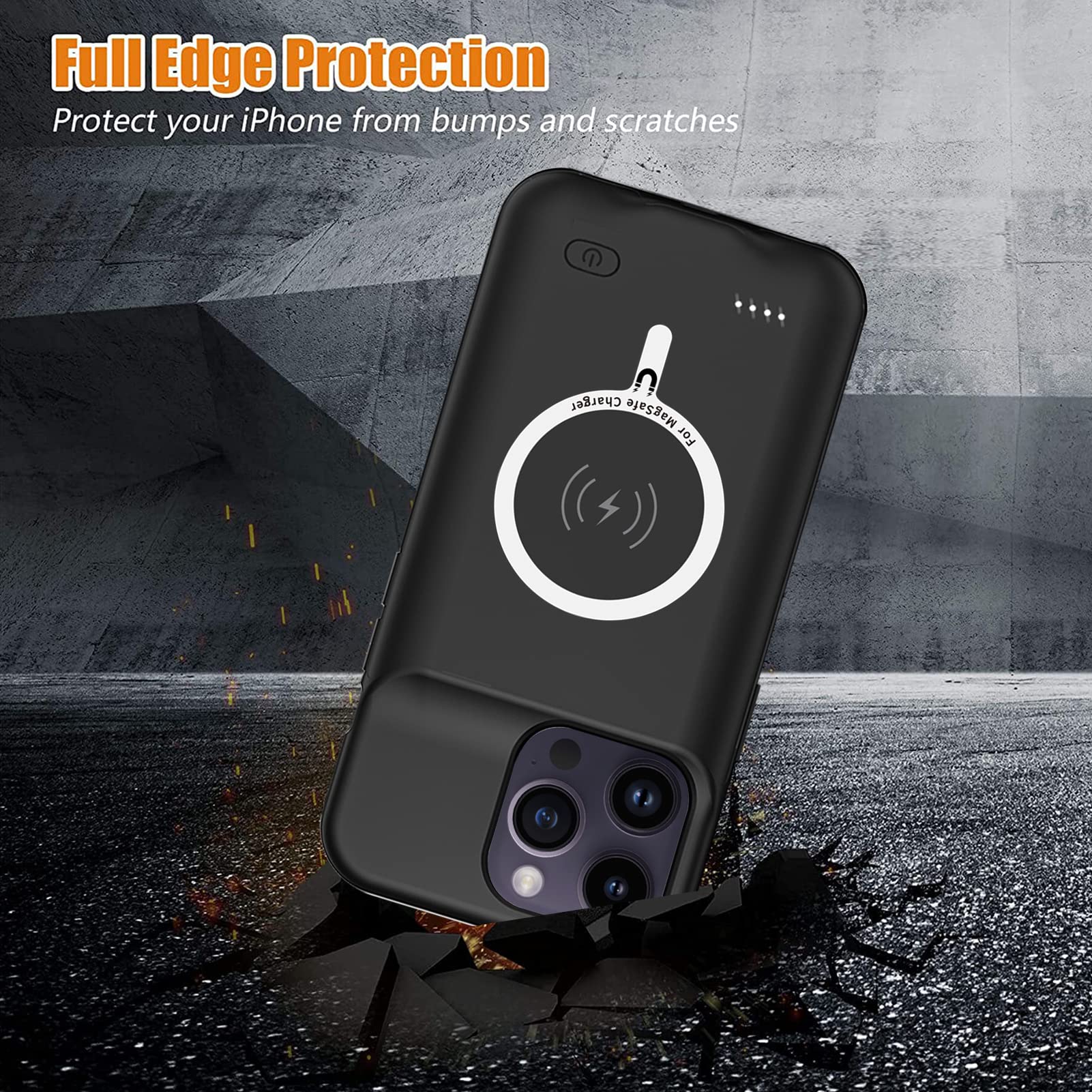 Amazon.com: Battery Case for iPhone 14 Pro Max, 10800mAh High