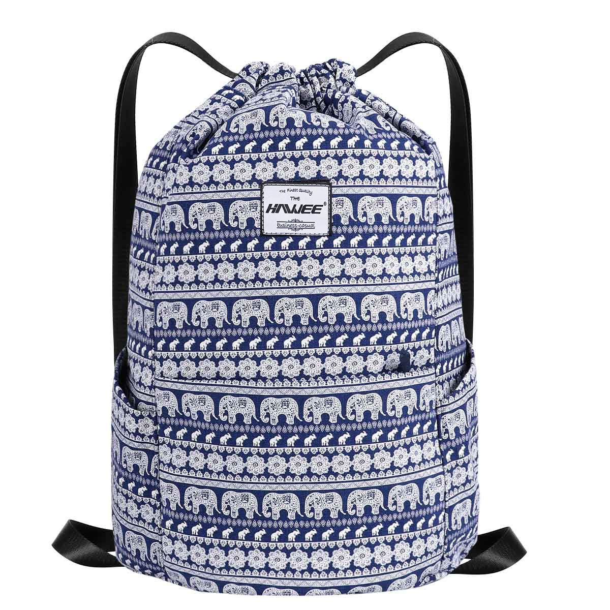 Impermeable Casual Mochila con Cordón Grande Deporte Bolso de Gimnasia Mochila de Cuerda Unisex para Mujer Hombre Vida Cotidiana Aire Libre Yoga Escuela Playa Nadar — view 58
