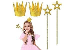 Fairly Odd Parents Gold Star Wand and Crown Set