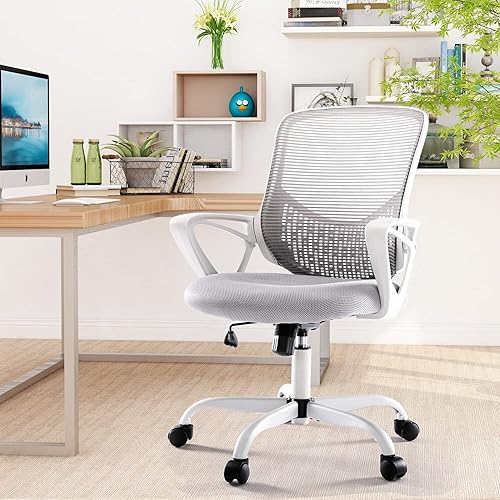 Miniatura 9 de Silla de oficina  Sillas de escritorio de oficina en casa altura ajustable malla transpirable