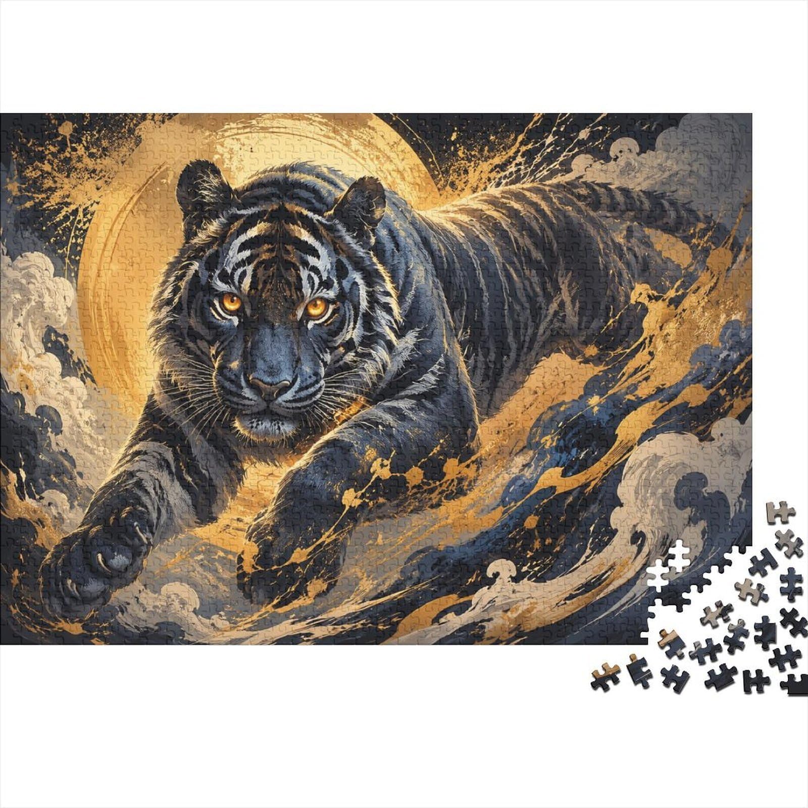 Tiger Wave Sun 1000pcs Mini Puzzle For Adults Challenging — image 1