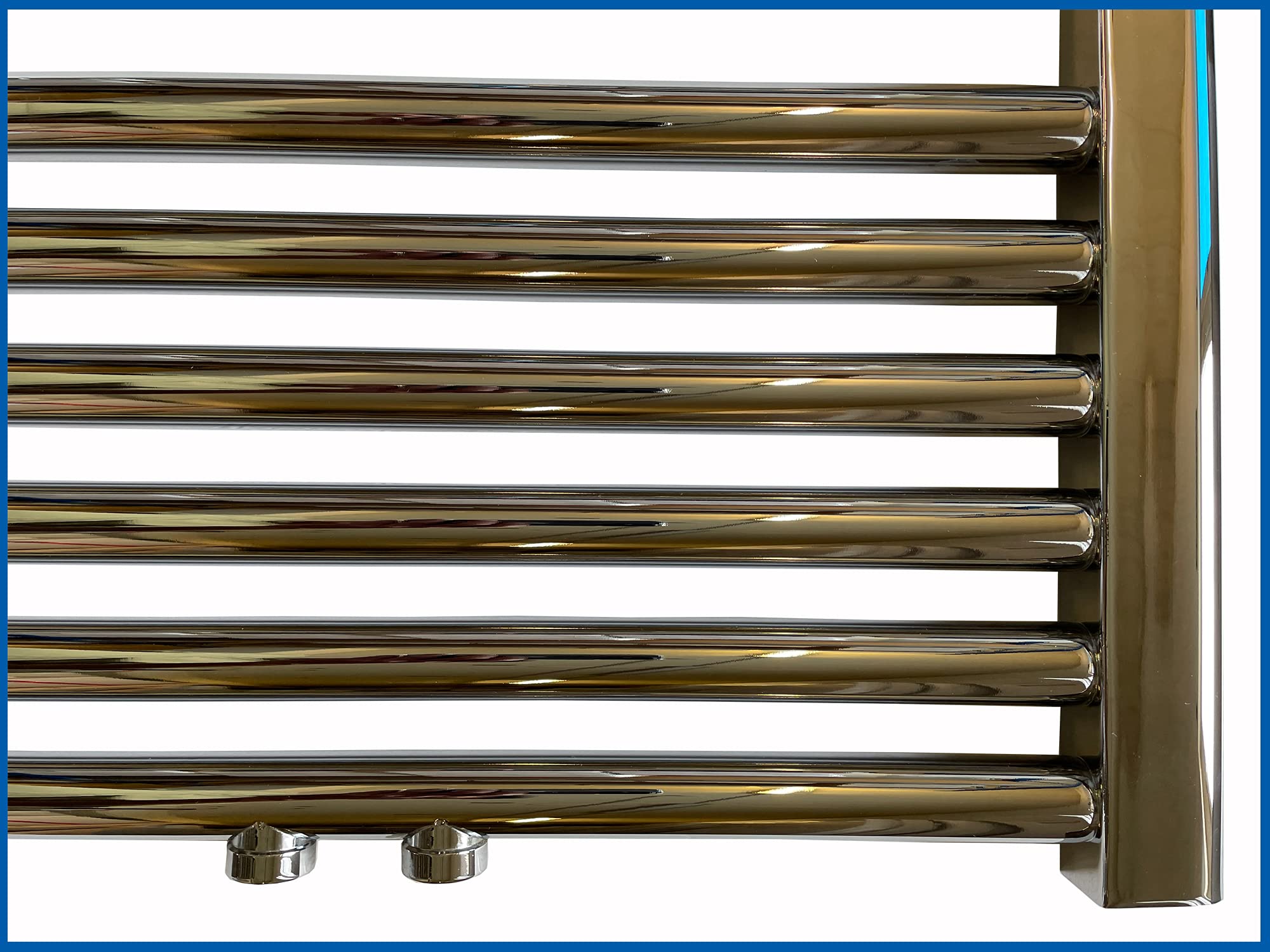 Grzejnik łazienkowy LIDYA wysoki połysk chrom 500 x 1700 mm. Prosty z przyłączem środkowym suszarka do ręczników ogrzewacz do ręczników
