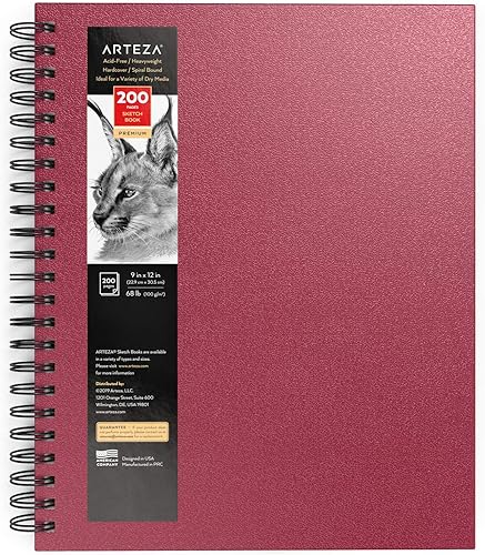 Arteza - Cuaderno para bocetos, tapa dura