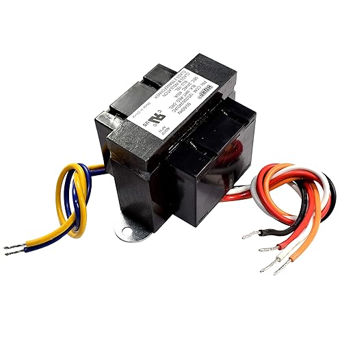 Miniatura 2 de HQRP Transformador de control 40VA, primario 120, 208, 240 V secundario 24 V, adaptador de fuente de alimentación multigrifo para horno HVAC con