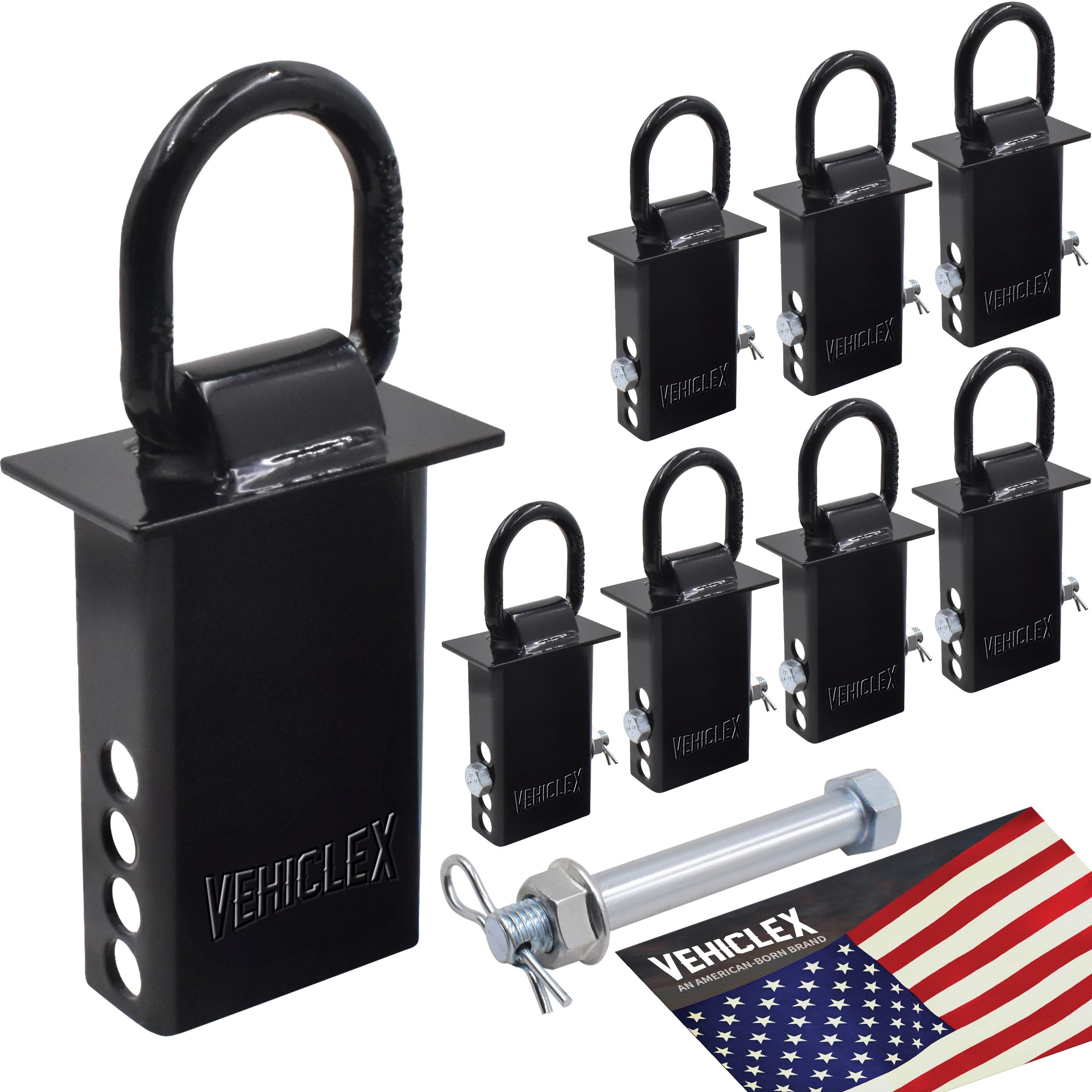 Amazon.com: Vehiclex Stake Pocket D Ring Anchors - Galvanized
