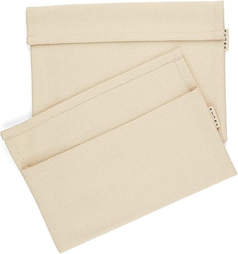 Miniatura 4 de MEEMA Bolsas para verduras  1 grande + 1 juego pequeño de 2  Bolsas para productos para mantener la lechuga y verduras frescas  Algodón reciclado