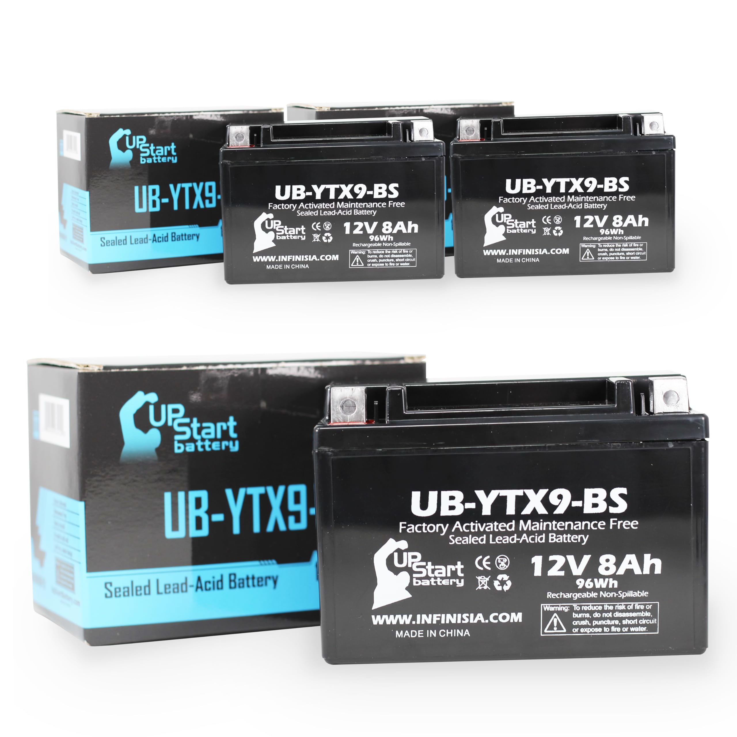 Amazon.com: 2012 年川崎Z1000 1000CC 工廠啟動,免維護,摩托車電池