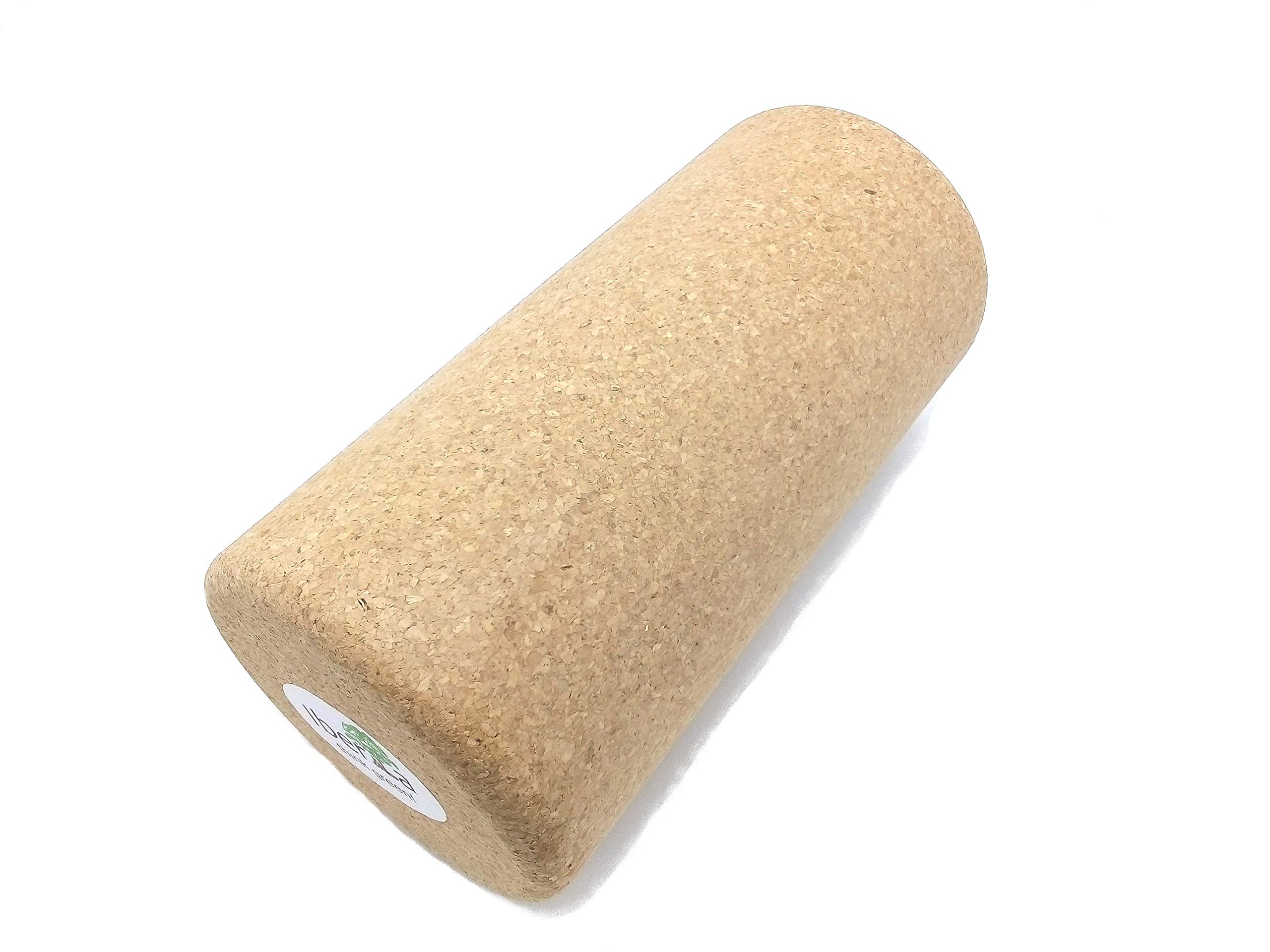 Rouleau de massage pour fascias - En liège - 30 x 15 cm - 100 % végan