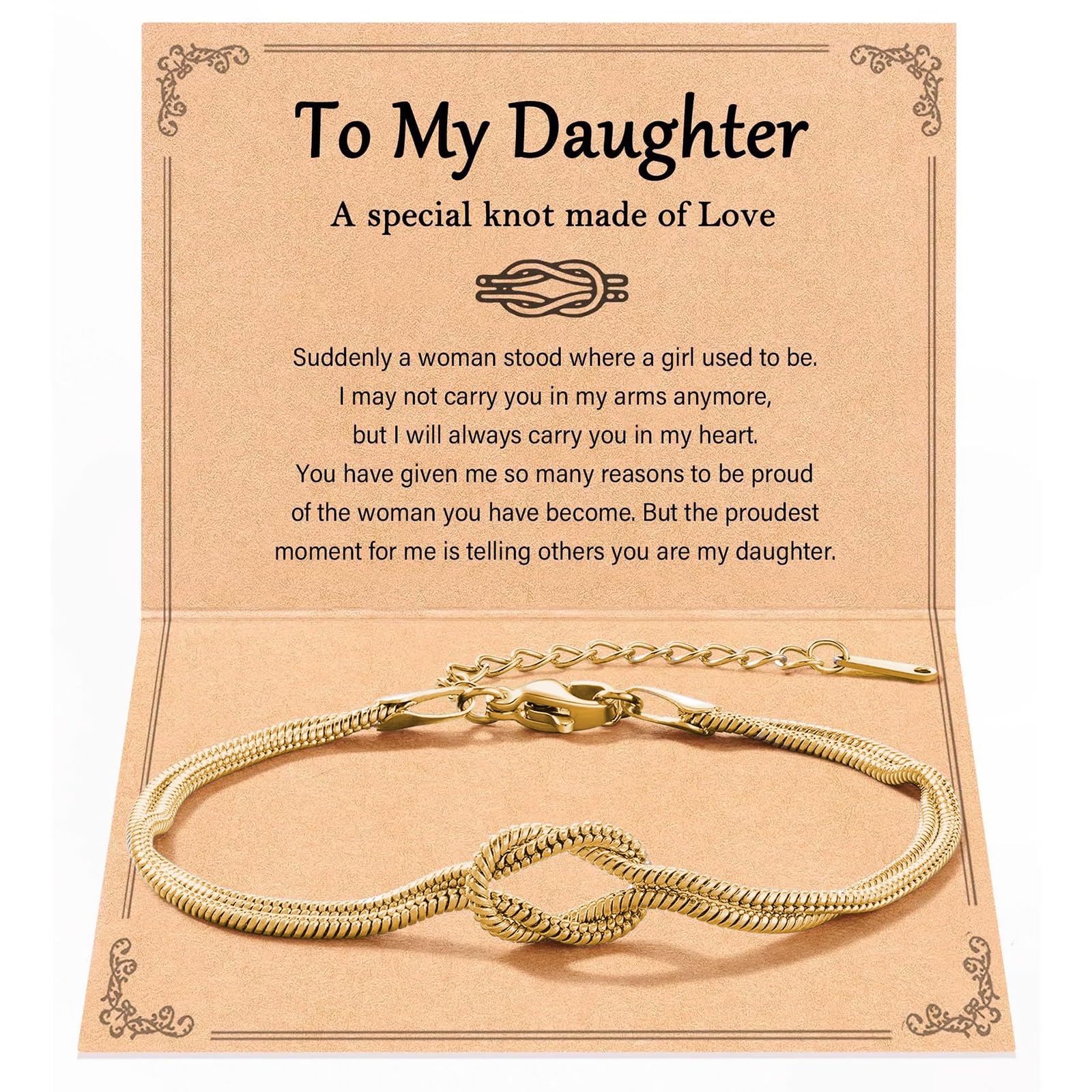 Best Friend Bracelet Love Knot Matching Bracelets for Couples Friendship Long Distance Bracelet for Mother Daughter Soul Love Birthday Anniversary Jewelry Gifts