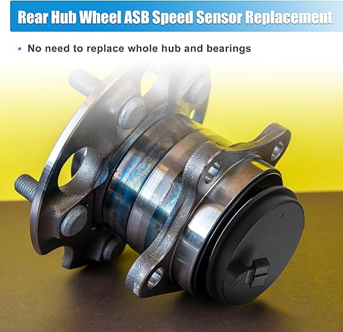 Miniatura 6 de X AUTOHAUX 2 unids Cojinete de cubo trasero ABS Sensor de velocidad para Hyundai Santa Fe para Hyundai Veracruz para Kia Sorento NO. 52750-2B100 2WD