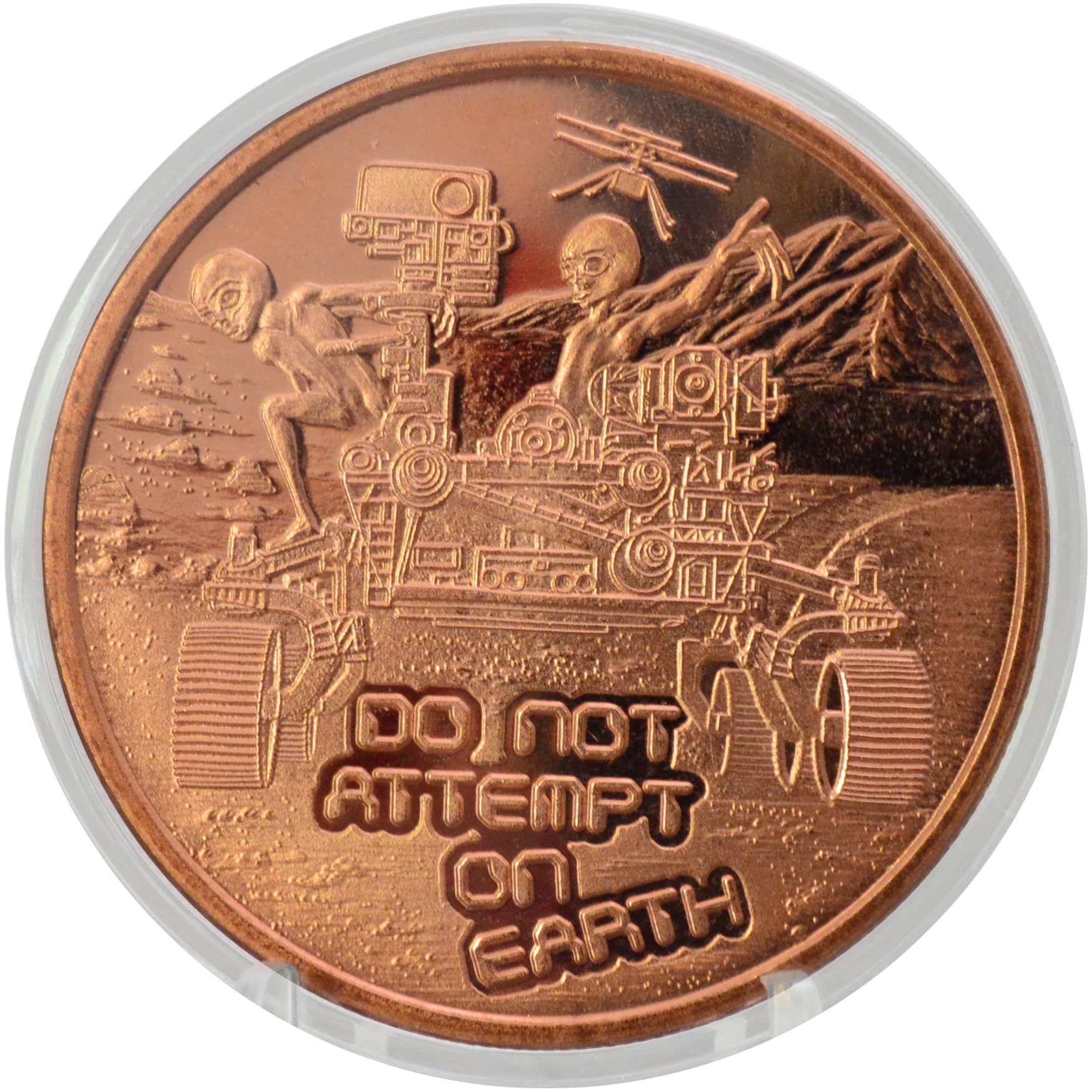Amazon.com: Do Not Attempt On Earth Aliens 1 oz Pure .999 Copper