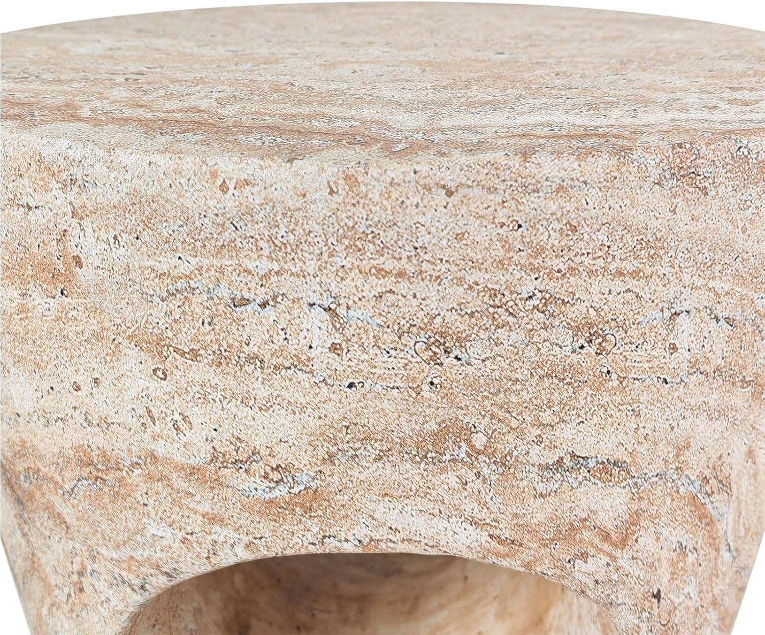 Patio Side Table Outdoor Side Table Lightweight Accent Table Easy to Move for Outdoor Spaces Balcony Deck Poolside Garden Backyard Porch Stylish Functional Piece
