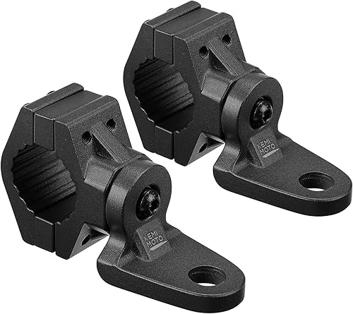 Miniatura 9 de KEMIMOTO Soporte para látigo de ATV, soportes de bandera de luz resistentes para barra de manillar de 0.875"/1"/1.125", soporte de montaje de luz de