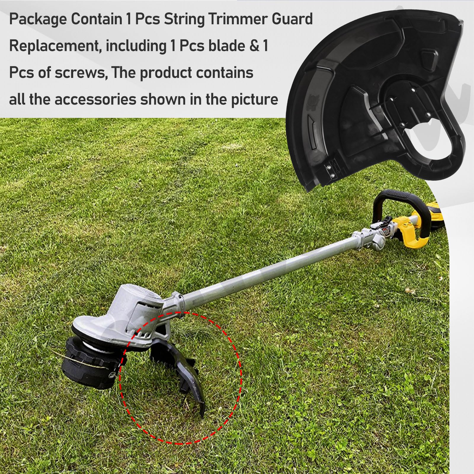 N512929 - Protector de cuerda de repuesto compatible con Dewalt Decker DCST970 DCST990B DCST990H1 DCST990X1 DCST970B DCST970X1 DCST990M1 DCST990H1