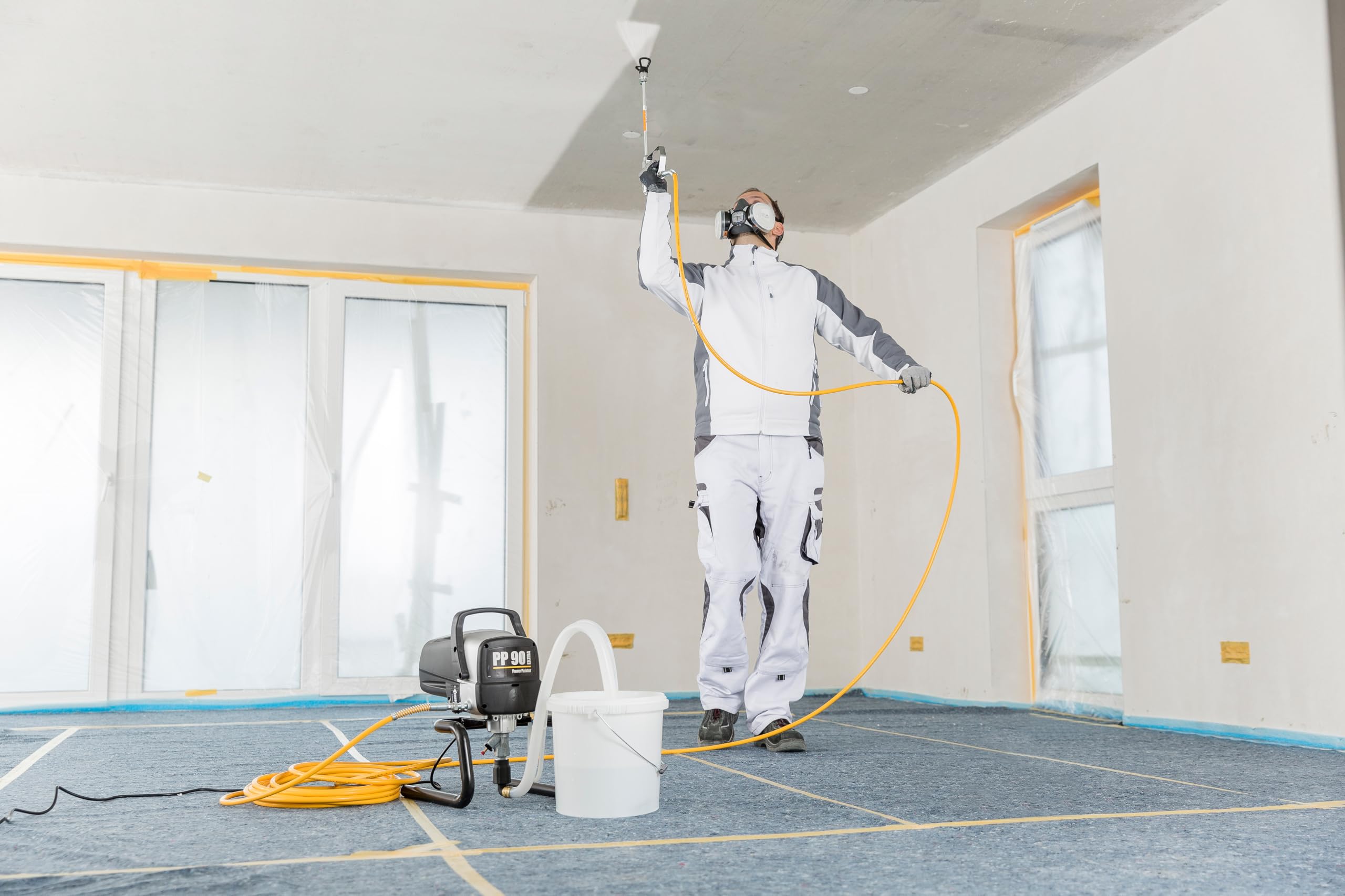 WAGNER Airless Spruzzatore di Vernice Power Painter 90 Extra Skid HEA su rastrelliera Multicolore