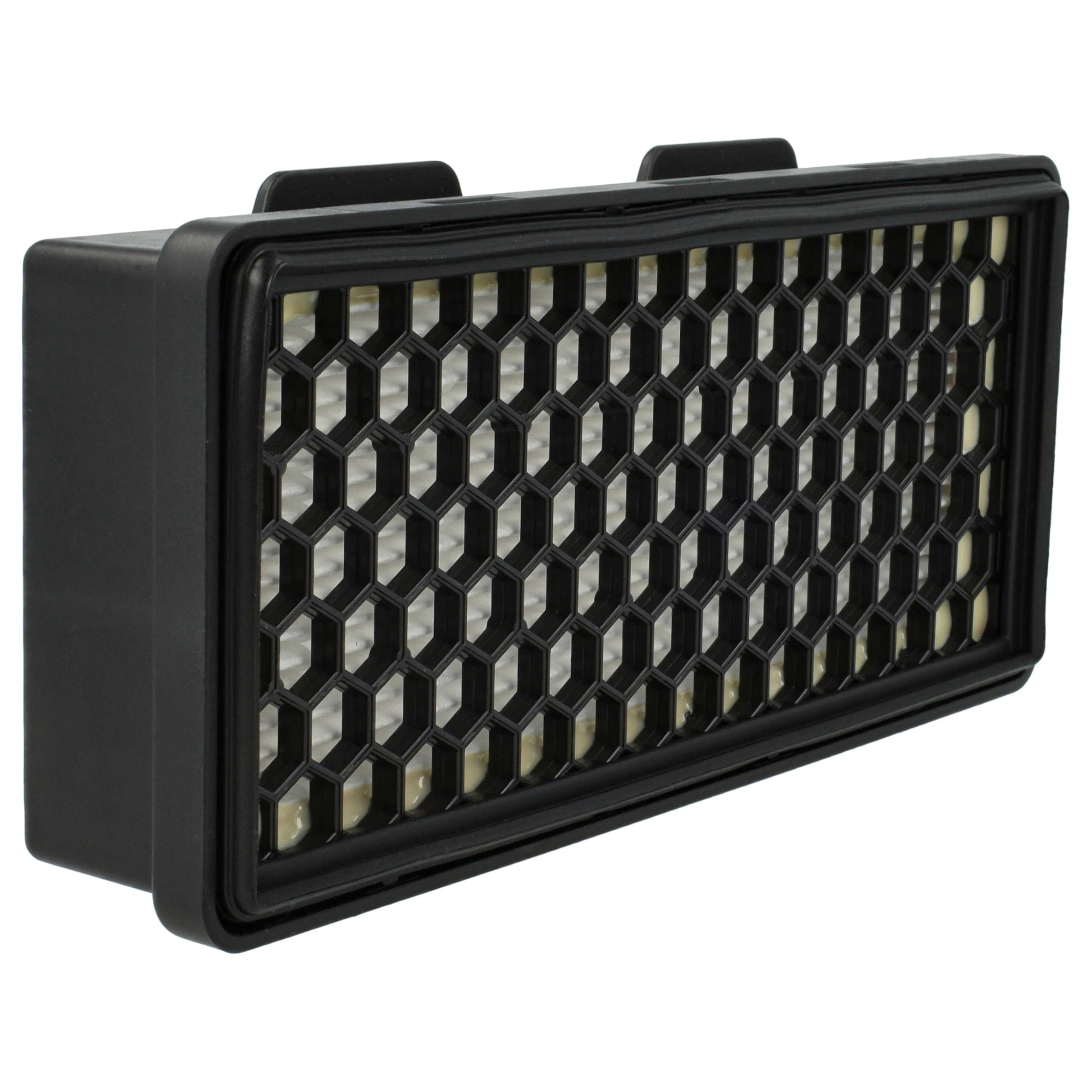 vhbw 2 x filtr do odkurzacza kompatybilny z Samsung SC15F30, SC15F30WB, SC15F30WA, SC08F60, SC15F30WD, SC15F30WC - filtr HEPA czarno-biały