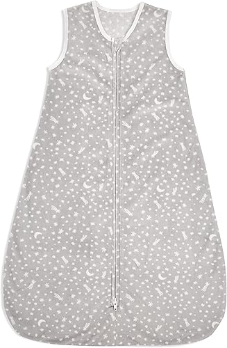 aden + anais Essentials - Saco de dormir fácil 100% poliéster, velboa cómoda, manta de bebé portátil, TOG 1.5, pequeño, 0-6 meses, cielo invernal