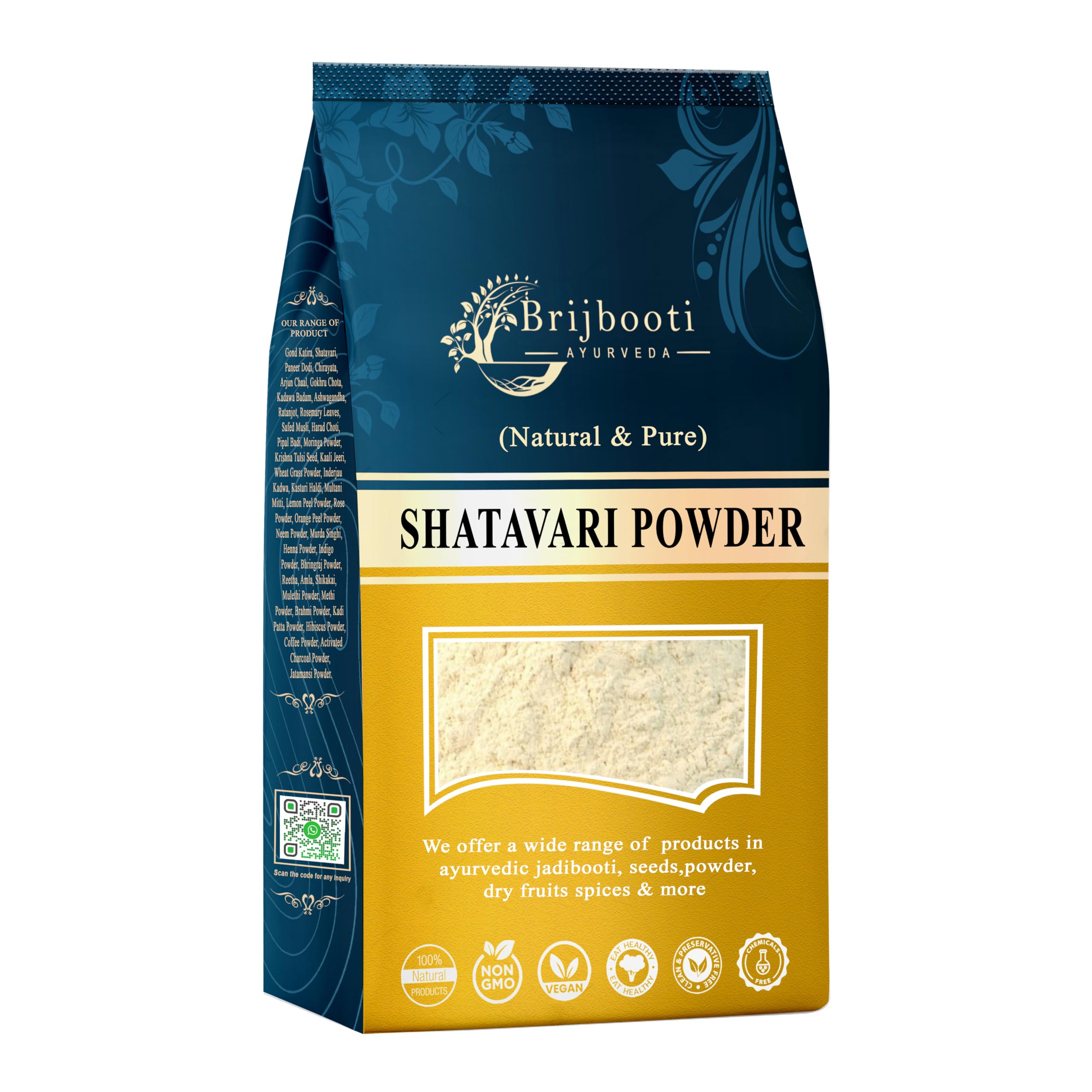 BIRJU MAHAVIR 400 Gr Pili Shatavari Powder - Yellow Asparagus Racemosus, Natural (BMKB-3) (B0795SRM2X) Amazon Price History, Amazon Price Tracker