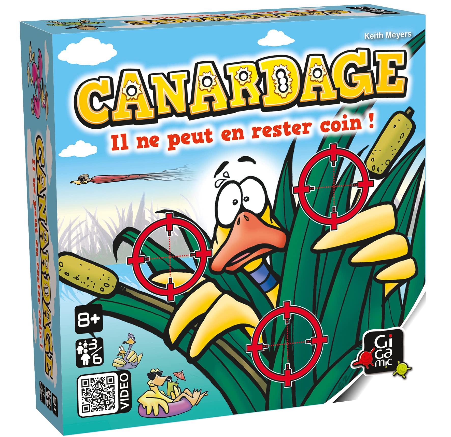 GIGAMIC - Game of duckling cards, 8 years to 99 years, GBCA