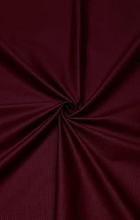 jhabak's Premium Unstitched Shirt Fabric For Men 2.25m Shirt Piece Cloth Pure Cotton Linen Blend Material (Maroon, Free Size)-picture-17