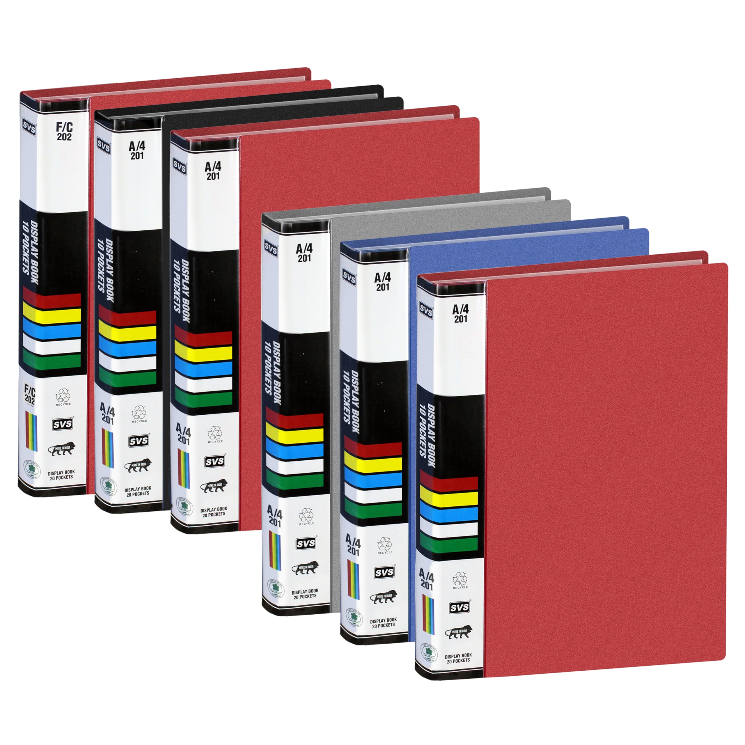 TULMAN 6 Pack 10 Pockets Bound A4 Size Presentation Display Book Portfolio File Folder Presentation Binders with Plastic Clear Sleeves Document Organizer for School Office (Assorted Color) (B0D46WZ89Y) Amazon Price History, Amazon Price Tracker