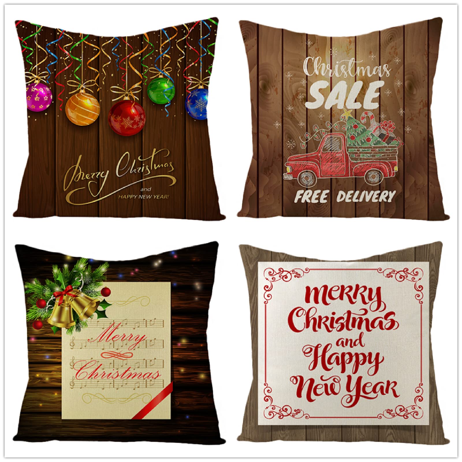 Cojines,Cojines Sofa,Fundas Cojines,Fundas de Cojines,Fundas Cojin,Cojines Navidad,Cojines Sillas Cocina,Cojines Sillas Comedor,Fundas Cojines Sofa,Cojines Decorativos Rectángulo de Navidad,45x45cm