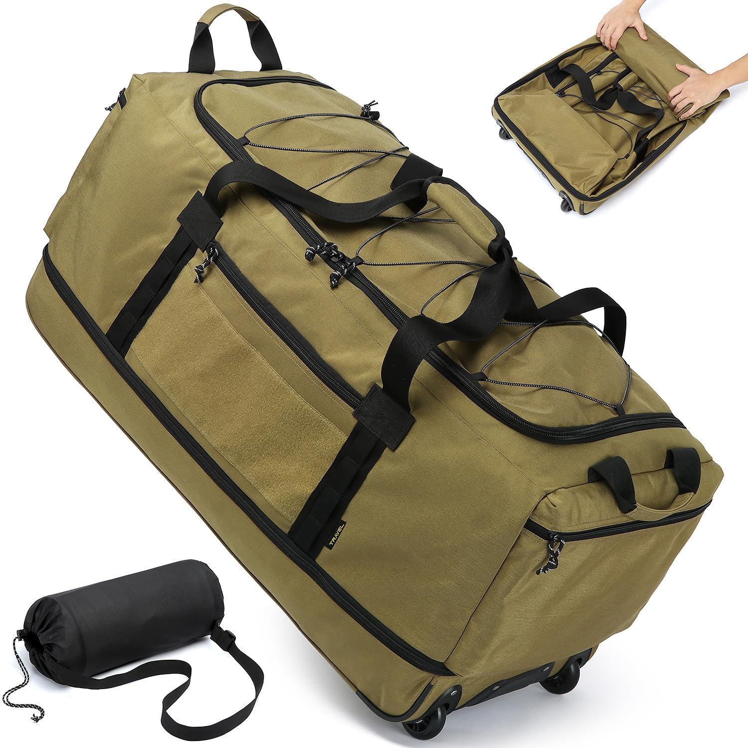 Borsone Sportivo Laripwit 40L Con Scomparto Scarpe - Impermeabile, Per Palestra E Viaggi - Foto 7