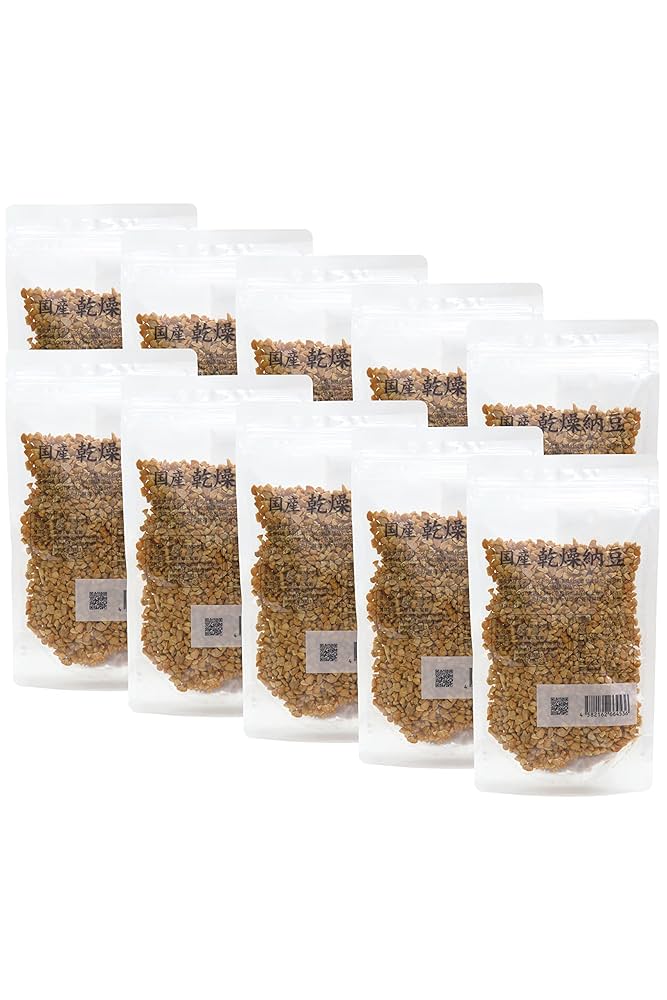 Amazon.co.jp: 自然健康社 乾燥納豆 100g×10個 ドライ納豆 ひき