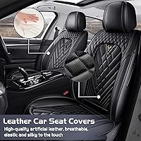 Vista 2 de Fundas de asiento de automóvil para Nissan Murano 2003-2026, juego completo de fundas de asiento de cuero de napa impermeables, protector de asiento