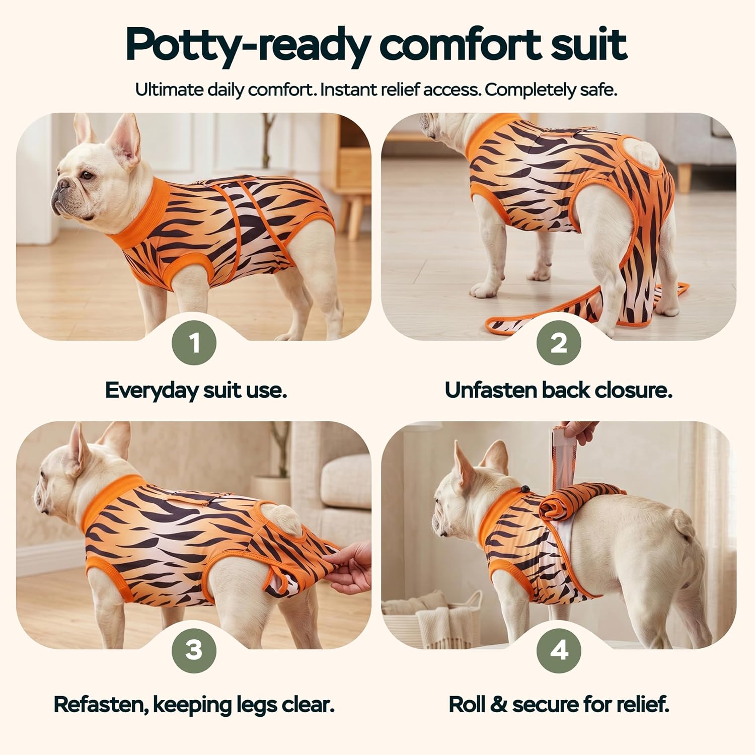 PetWarm Dog Recovery Suit, Surgical Suit for Dogs Female Spay Male Neutered, Dog Onesie for Surgery, Anti-Licking Dog Surgery Recovery Suit, Leopard Pattern, Yellow, XL
