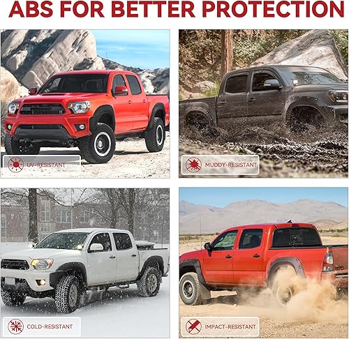 Miniatura 2 de YITAMOTOR Guardabarros, compatibles con Ford F250 F350 Superduty 2017-2022, rueda de remache de bolsillo suave, 4 unidades