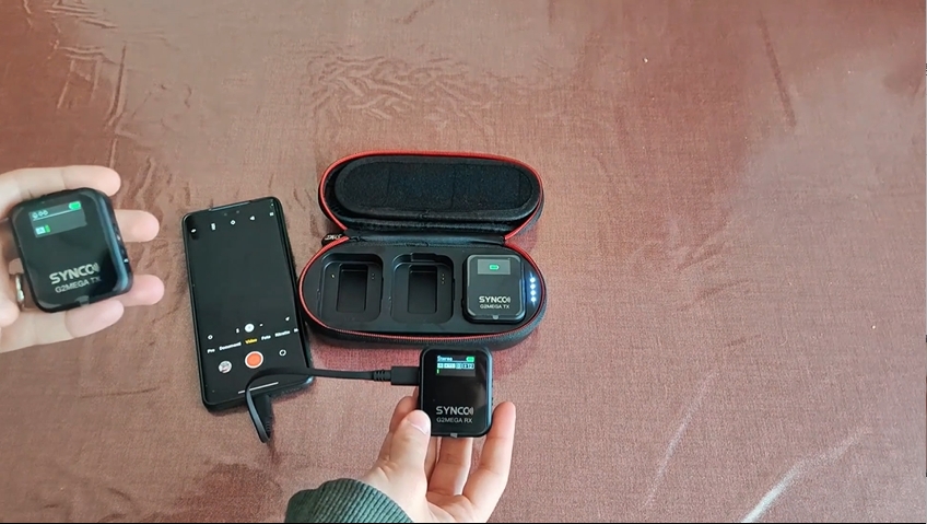 SYNCO Microfono Wireless Lavalier G1(A2) Pro Con Charging Case - Foto 9