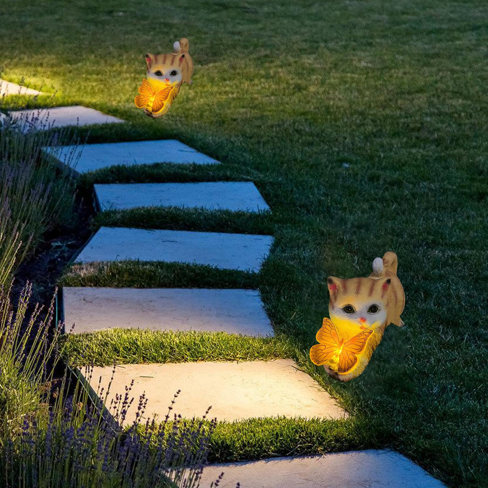 Nano Da Giardino Solare Con Lanterna - Decorazione Illuminata A LED Per Esterni, Balcone E Campeggio - Foto 14