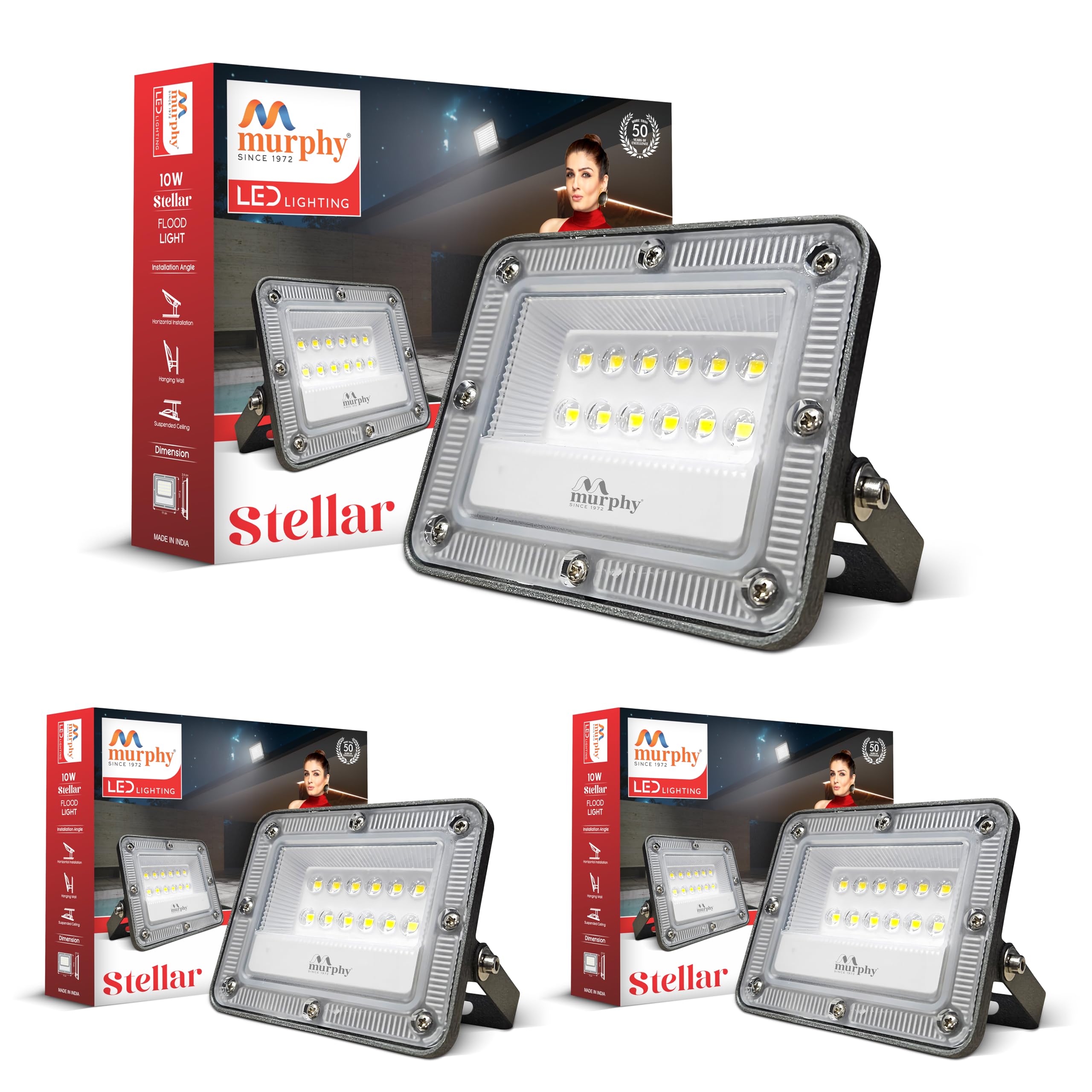 Murphy Stellar LED Flood Light - 200W, Waterproof -18