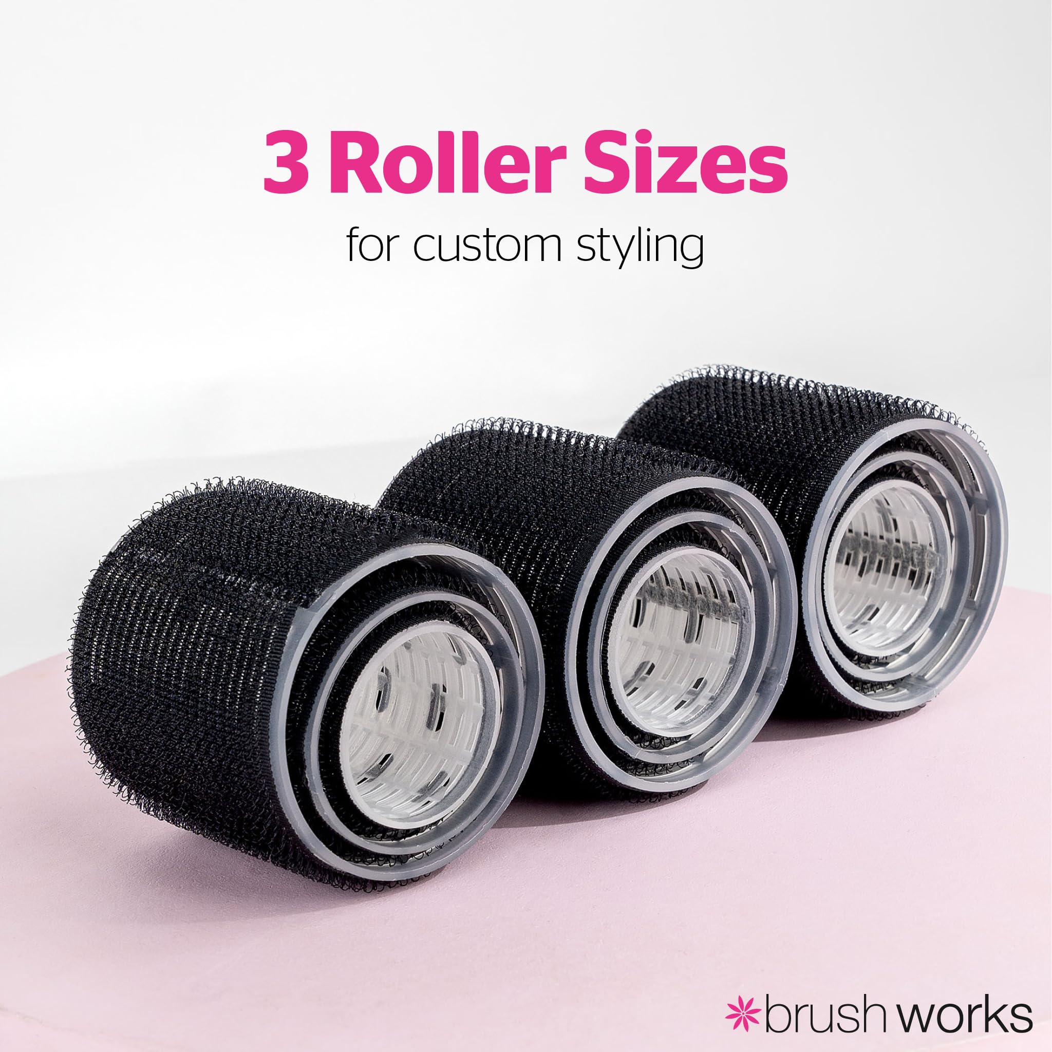 Brushworks Ceramic Thermal Rollers Variety Pack