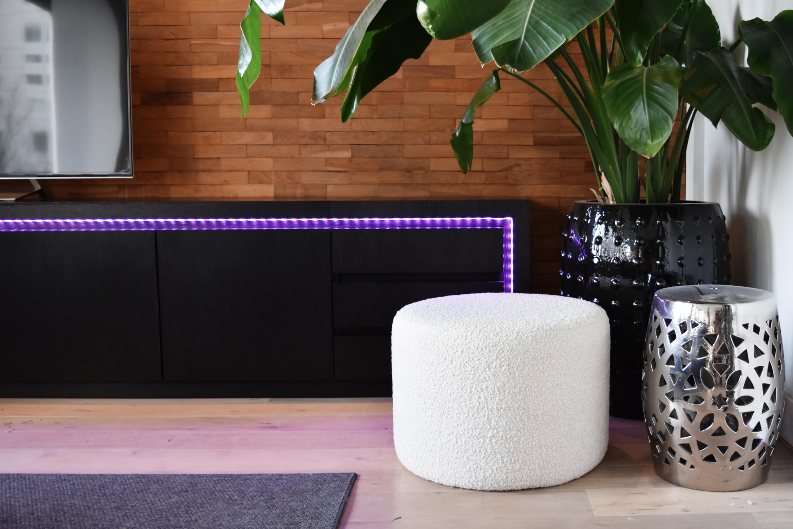 Calex Smart LED Strip, Streifen 5m Mit App und Kompatibel Alexa Sprachsteuerung, WLAN Lichtband Wasserdicht, Dimmbar